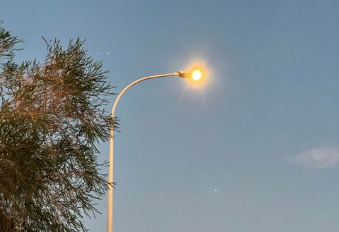 Streetlight repairs underway