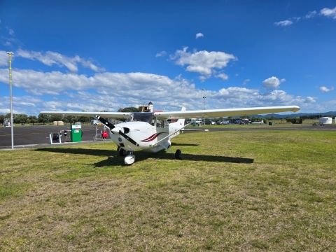 Low-flying aircraft mapping wetlands  