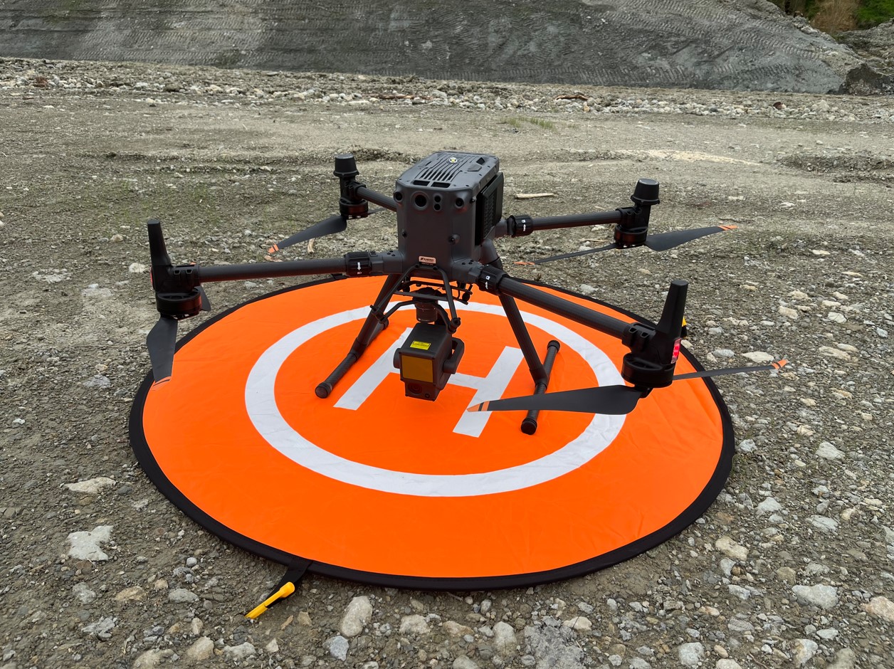 Drone going up Waimata LWD 2024